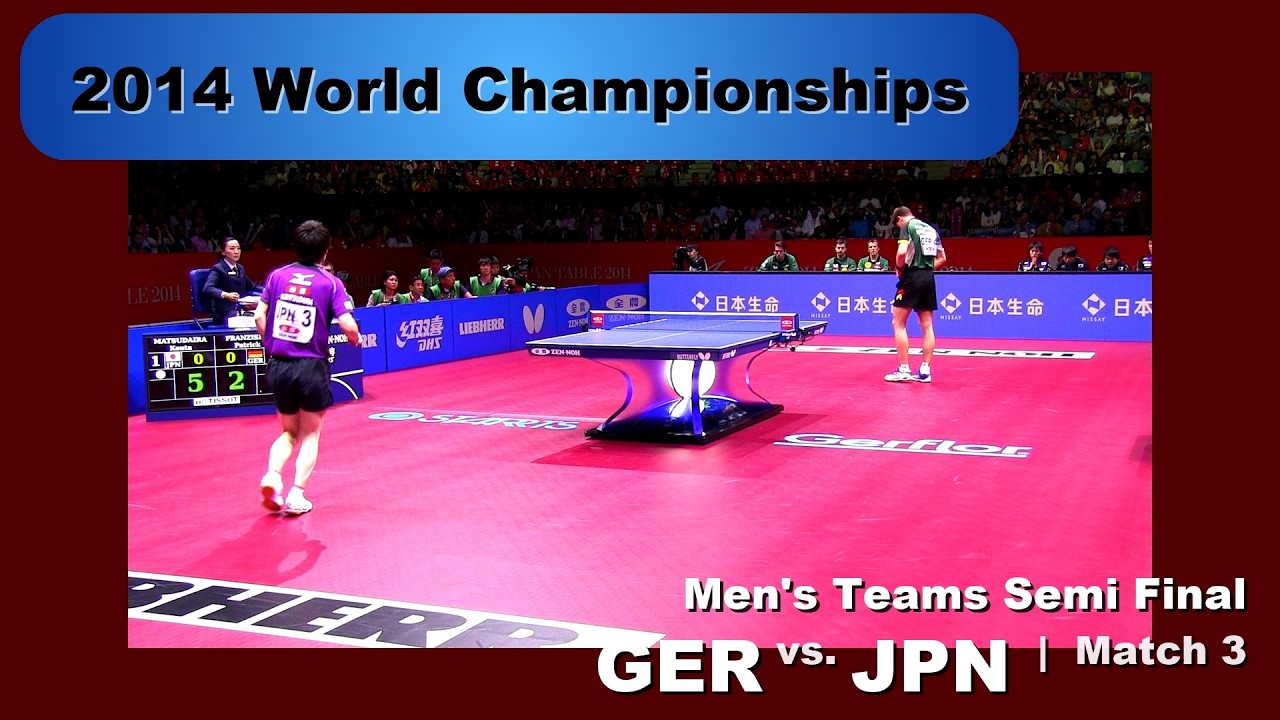 2014 WTTC Men's Teams Semi Final: GER - JPN Match 3: Patrick