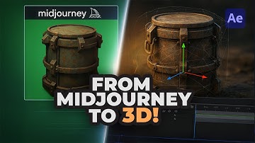 Transform AI Images into 3D Models | Meshy + After Effects Tutorial)