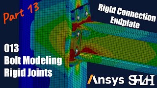 Rigid Connection, Ansys Workbench, Bolts as rigid joint