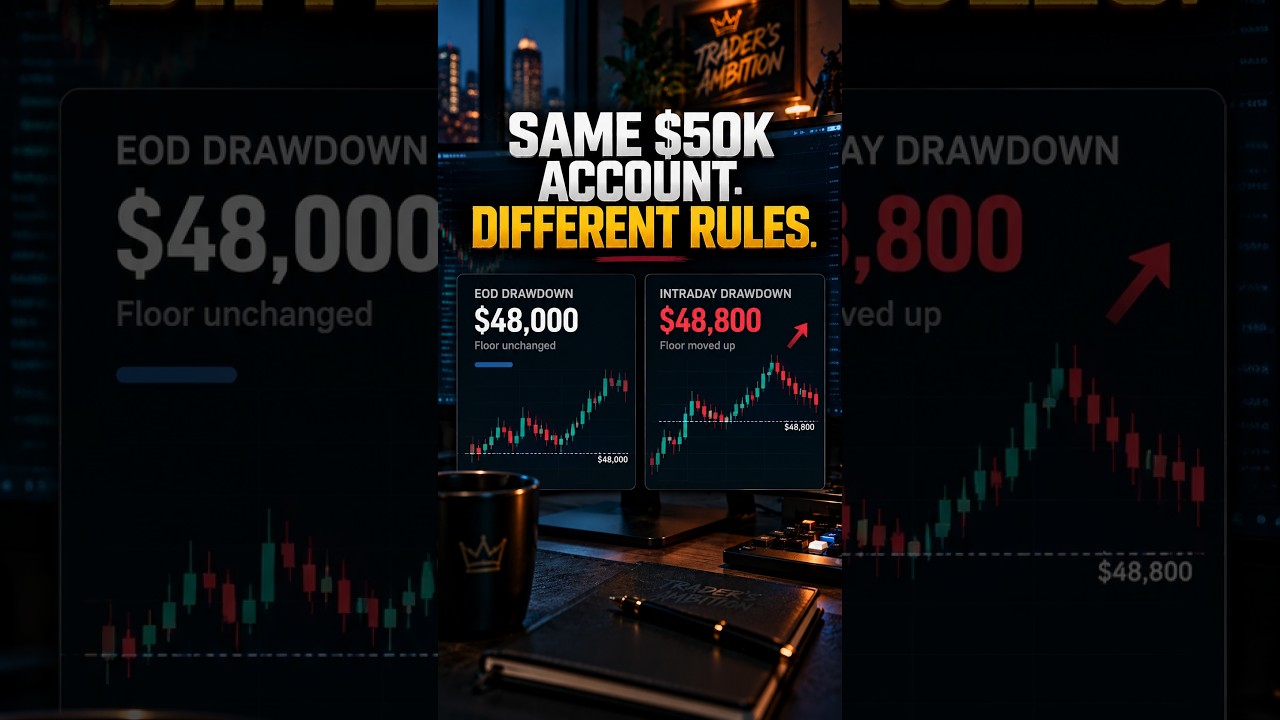 EOD vs  Intraday Drawdown  What $50K Traders Must Know