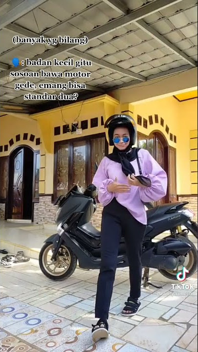 CEWEK CANTIK NAIK NMAX NIH BOS😲😰