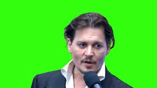 Johnny Depp ''I Want To Go Home'' Green Screen