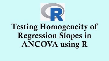 Statistics using R programming | Testing Homogeneity of Regression Slopes in ANCOVA using R
