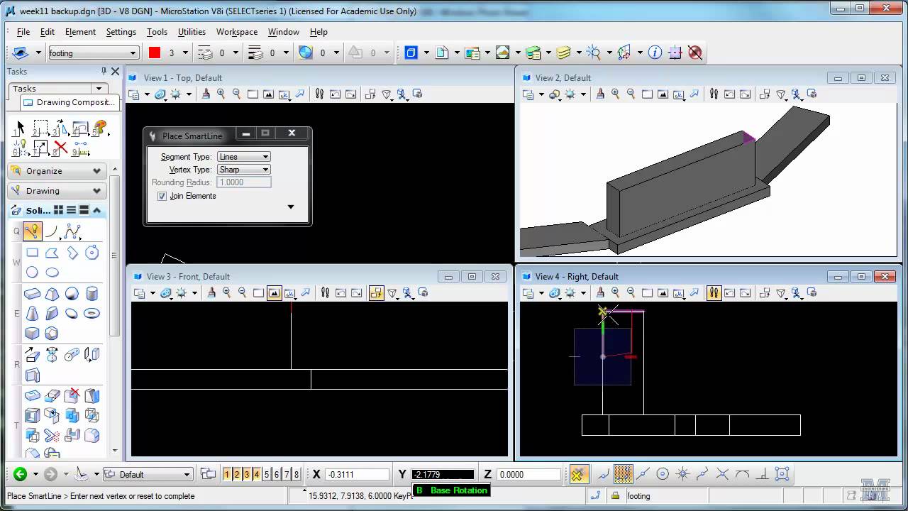microstation lecture 15 cie 101 civil engineering drafting tools