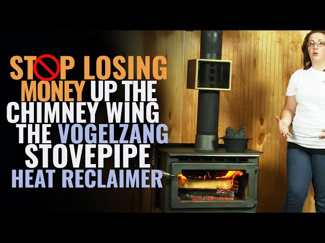 Stop Losing Money Up The Chimney With The Vogelzang Stovepipe Heat  Reclaimer - YouTube