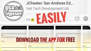Jcheater App | For Gta San Andreas | Free app download Easily | All cheats | screenshot 2