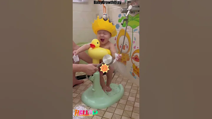 Want to Make Bath Time Easier for Your Baby? The Baby Bath Standing Shower is Here to Help!#Shorts