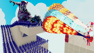 100x BLACK PANTHER + 2x GIANT vs 3x EVERY GOD - Totally Accurate Battle Simulator TABS