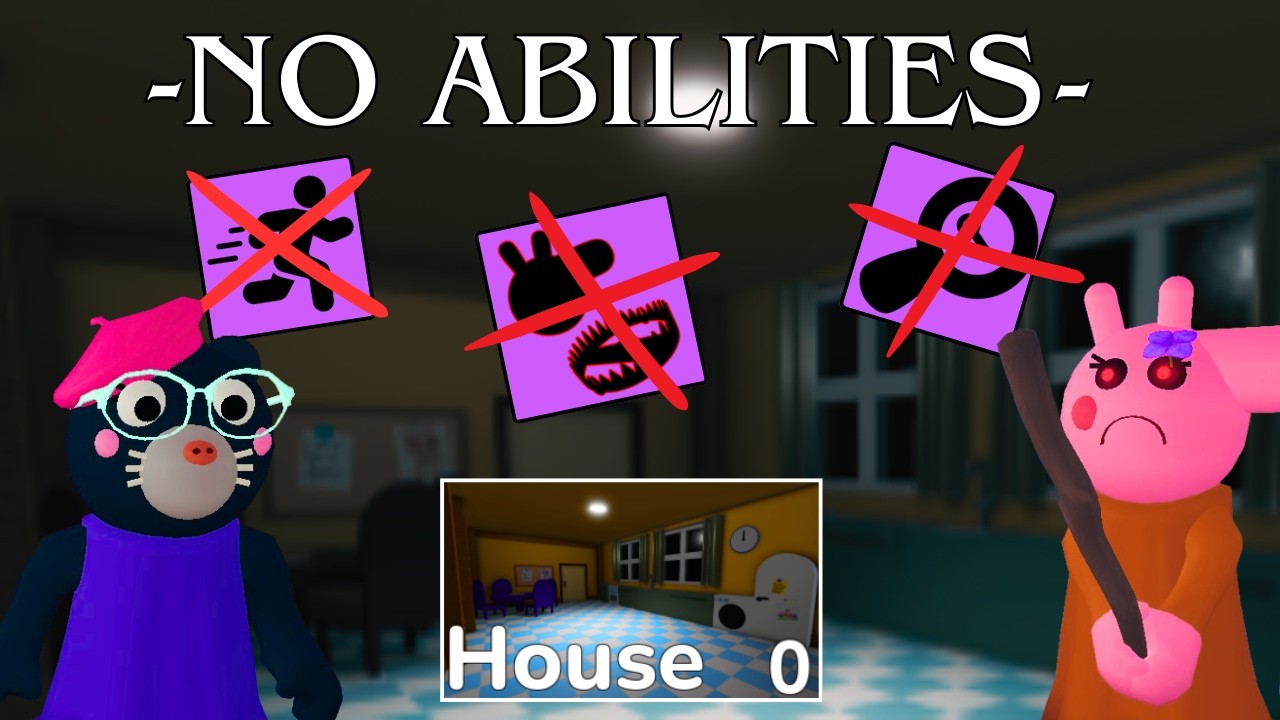 How to beat Chapter 1, House | NO ABILITIES | + Ending | Pig Pig