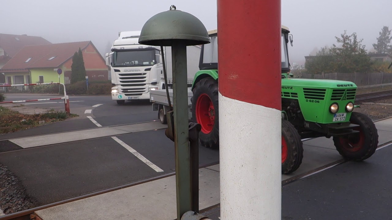 DDR Bahnschranken, Bahnhof Immelborn.