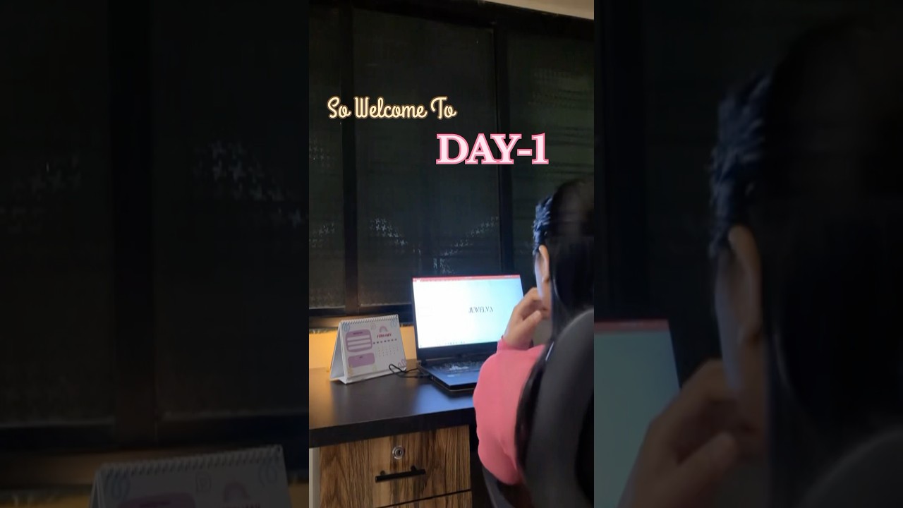 rewrite this title Day 1/10 of starting the jewelry business from my room! #smallbusiness #jewellerycollection #yt