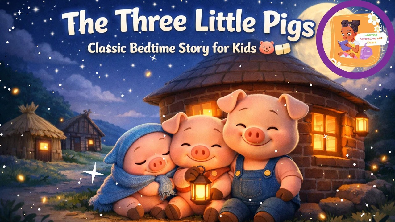 The Three Little Pigs | Classic Bedtime Story for Kids - YouTube