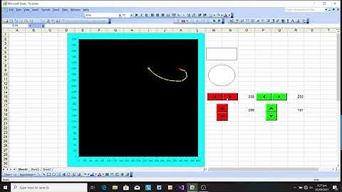 Rope simulation using verlet integration in MS Excel
