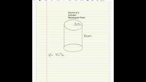 Volume Of A Cylinder and Rectangular Prism