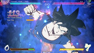 DBFZ BUFF UI GOKU :) Double Beam Cancel Double Super Solo T.O.D Combo