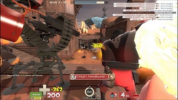 Team Fortress 2 - MvM x10 Wave 4 madness
