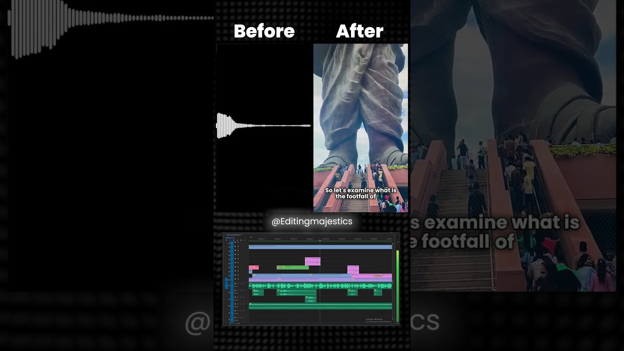 @RauIASHindi  short video editing | Before vs After