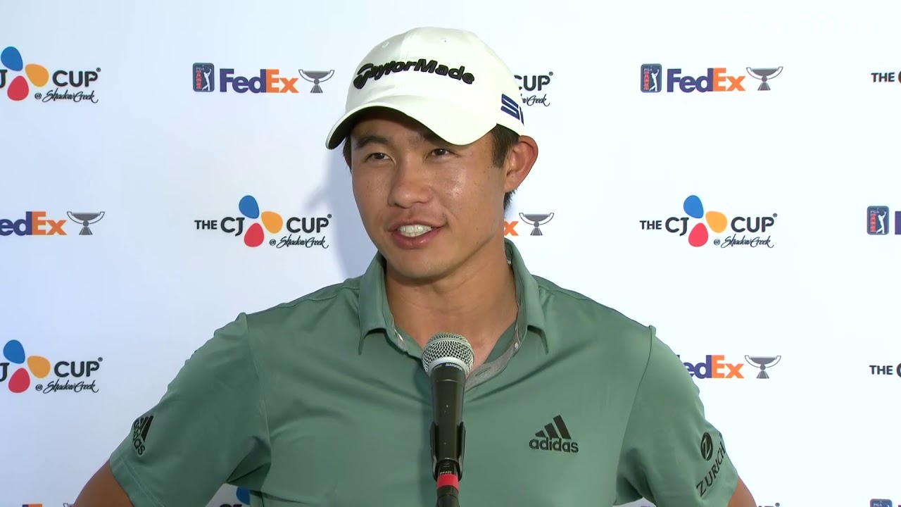 Collin Morikawa Friday Flash Interview 2020 The CJ Cup @ Shadow Creek - Round 2