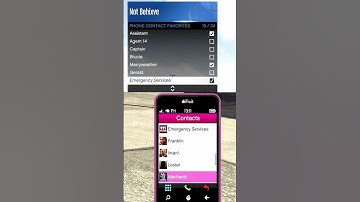 How to hide phone contacts GTA online