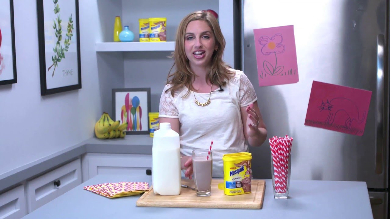 Lindsey Paris in the Nesquik Kitchen, sharing Cosmic Cocoa - YouTube