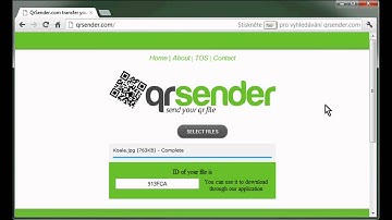 QrSender send file by Qr code