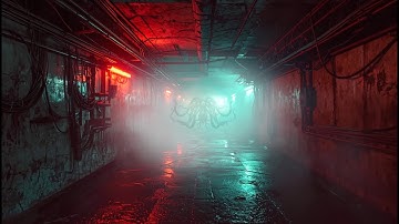 Digital Decay - Dark Cyberpunk Soundscape | Metallic Percussions & Distorted Synths | 10 Minutes