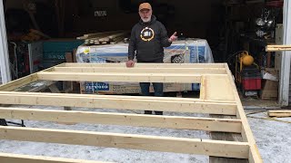 BUILDING First Garage Wall of 2021 How To