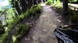 Hammer and Vertigo trails at Skyline Mountain Bike Park in Queenstown NZ