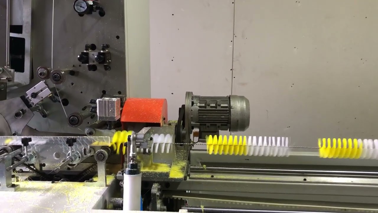 twist milk bottle cleaning brush making machine --Merit Brush Machine Manufacturer