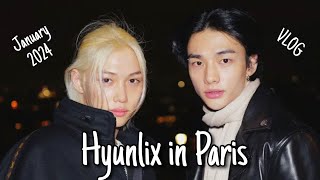 STRAY KIDS || Hyunlix in Paris [250124] #felix #hyunjin #hyunlix