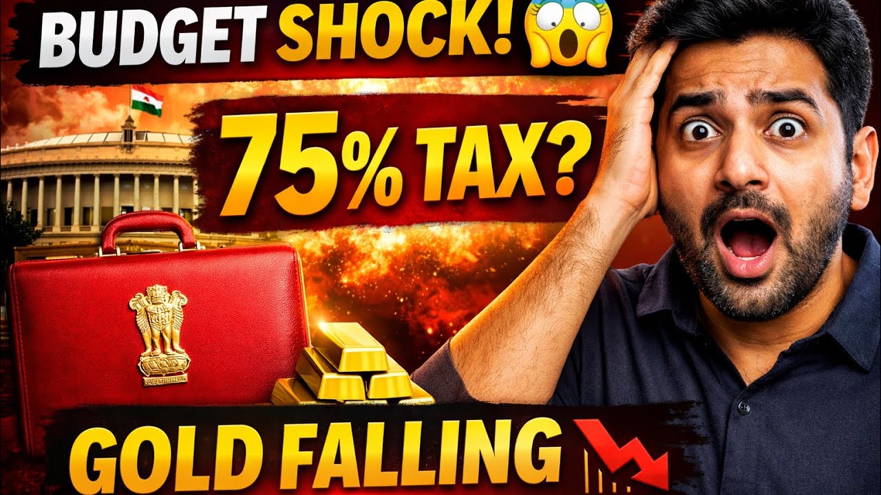 Budget 2026 SHOCKS 😱 | 75% Tax? Gold Price Down | ITC Testing Patience | Market Reaction | Tamil