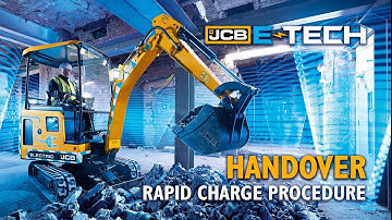 JCB E-TECH 19C-1E Electric Excavator - Rapid Charge Procedure