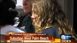 Woman flees police