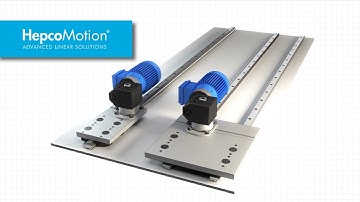 GV3 tandheugelaandrijving | HepcoMotion-animatie