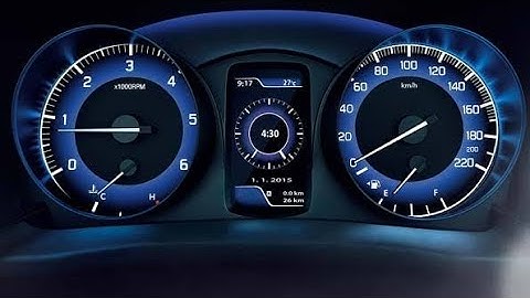 Maruti Suzuki Baleno : Features Part 5 : Multi Information Display (MID) | Kaarwar