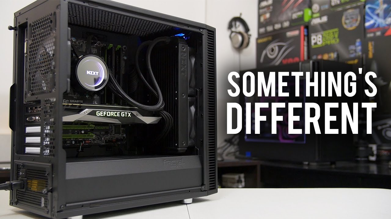 Building a in New Define C from Fractal Design - YouTube