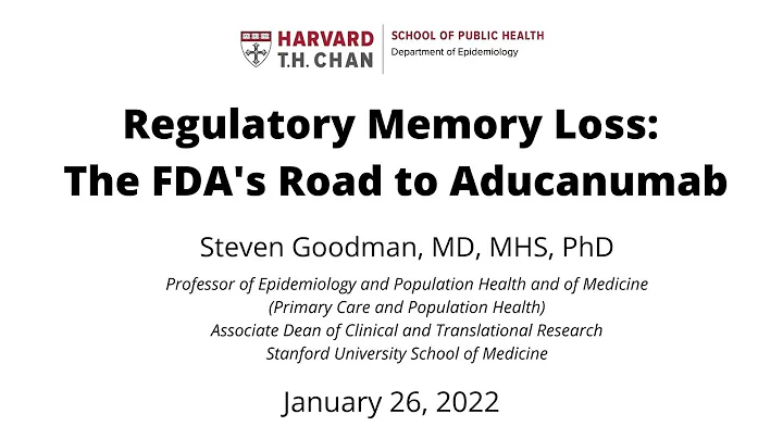 Steven Goodman seminar, January 26, 2022