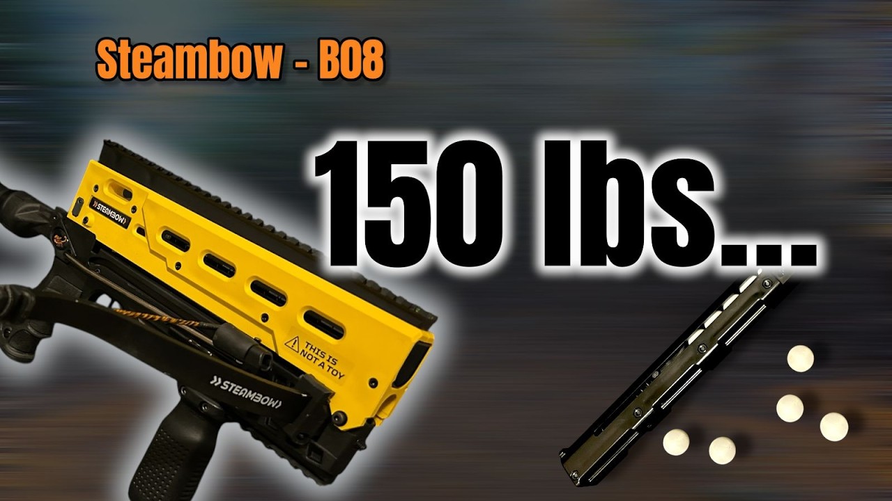 I Didn’t Expect This… Steambow B08 at 150 lbs