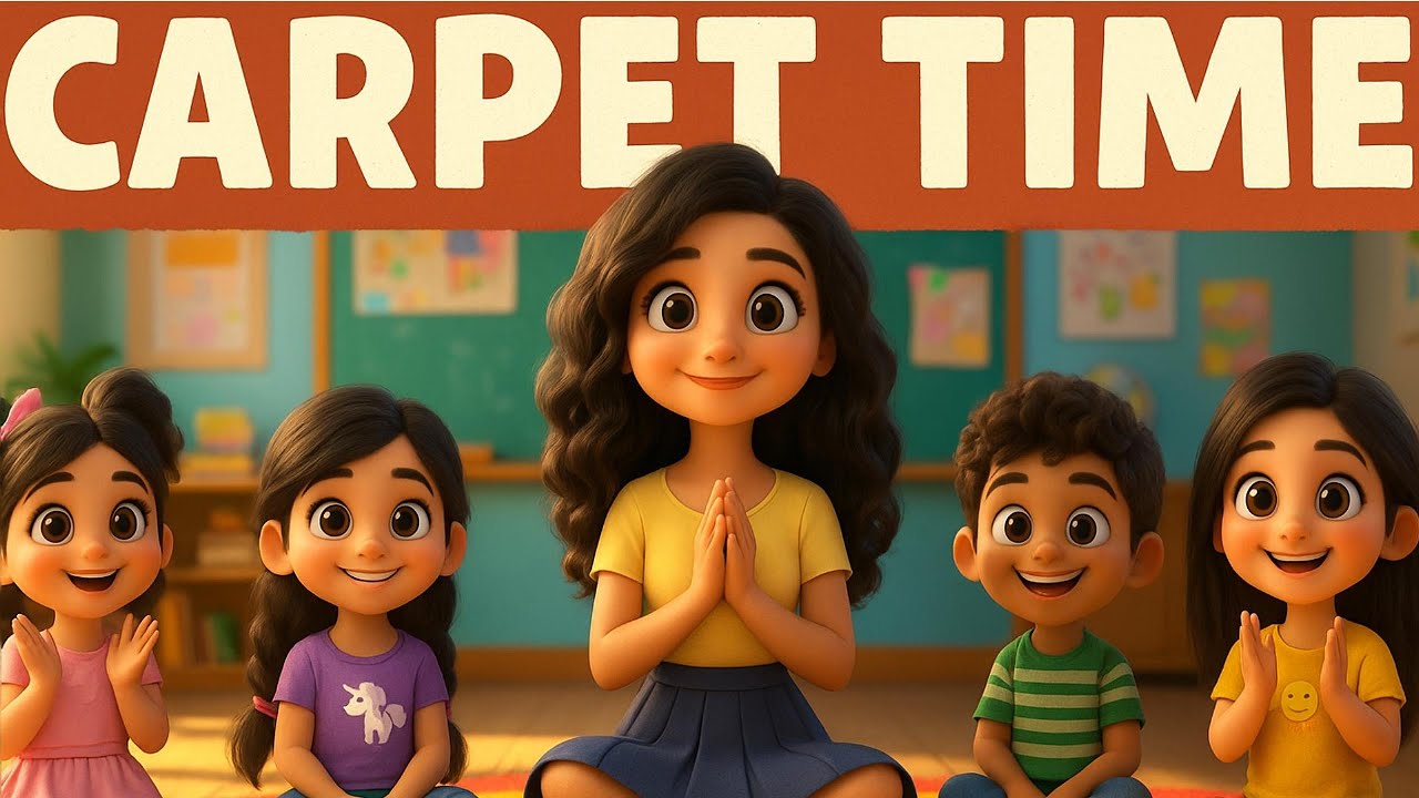 Carpet Time Song | Glowing Learners