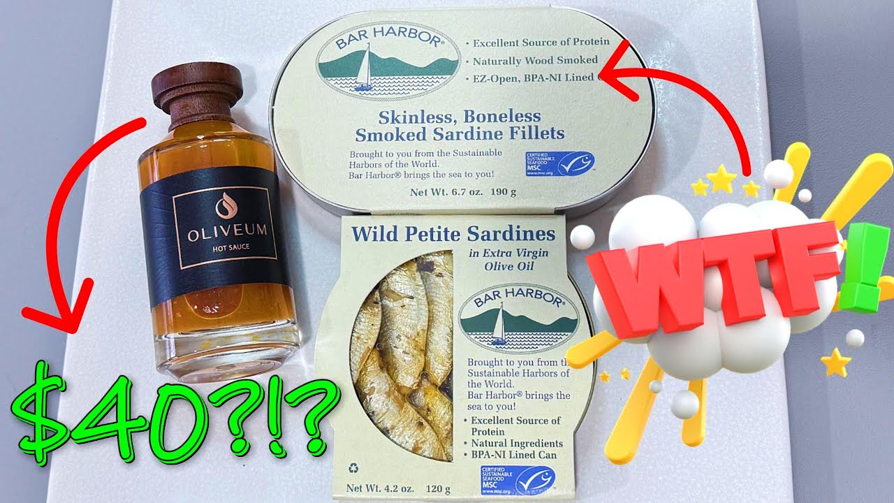 САРДИНЫ из Bar Harbor и острый соус Oliveum!