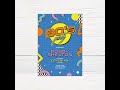 80s Style Invitation