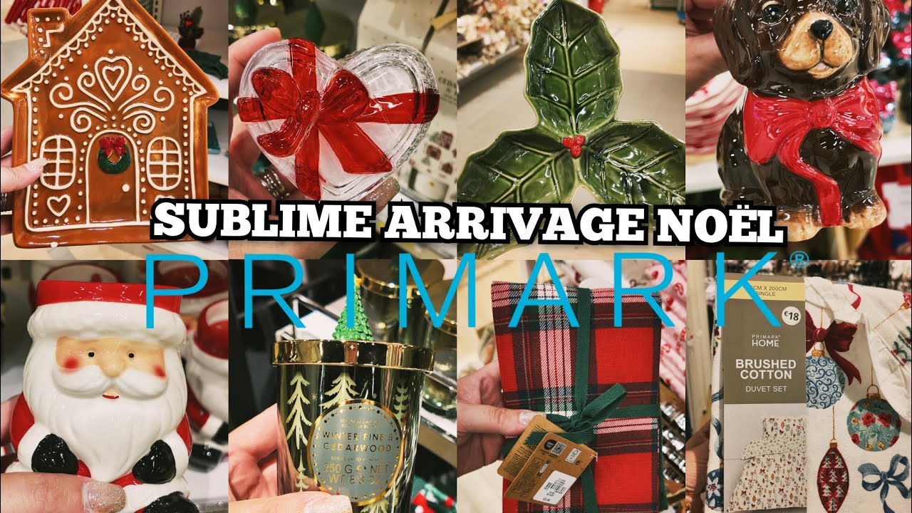 🎁C'EST NOËL CHEZ PRIMARK 🎄 SUBLIME PARURE DE LIT & VAISSELLE 