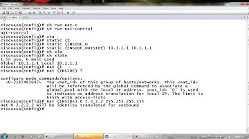 Configuring nat bypass on cisco ASA (image version 8.2)