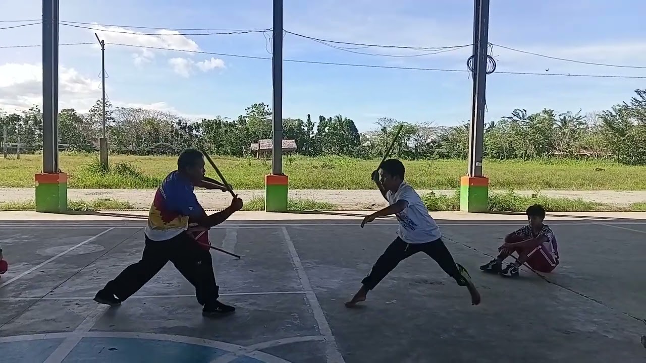 Arnis training  February 14,2026, at Compostela davao de oro.