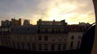 Paris Sunset timelapse