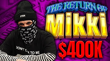 Mikki GAMBLES $400,000 in High Stakes Pot Limit Omaha