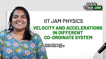IIT JAM Physics 2026 | Velocity and Acceleration in Different Coordinates Systems
