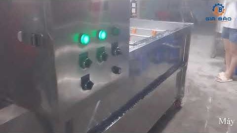 Máy rửa thanh long công nghiệp I Dây chuyền rửa trái cây xuất khẩu - inoxsg.com