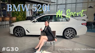 BMW 520i M Sport (G30): Từ 2.169.000.000 | Châu Hoàng BMW Bình Dương