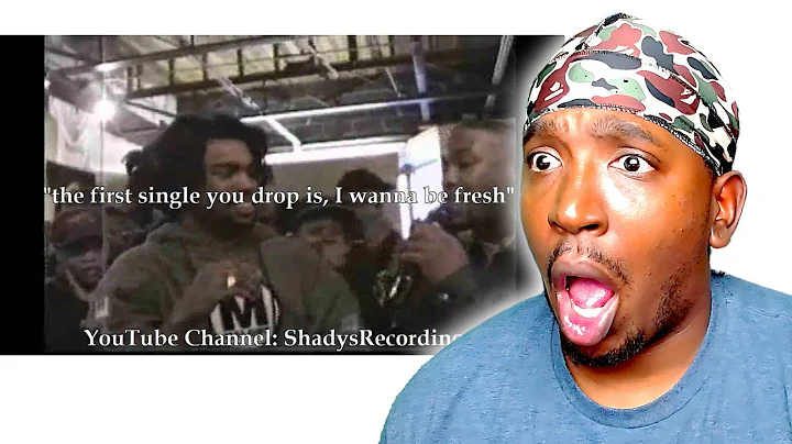 Eminem vs Kuniva Battle *FULL Version* HQ Lyrics at The Hip-Hop Shop Detroit (REACTION)